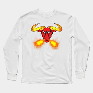 angry bull Long Sleeve T-Shirt